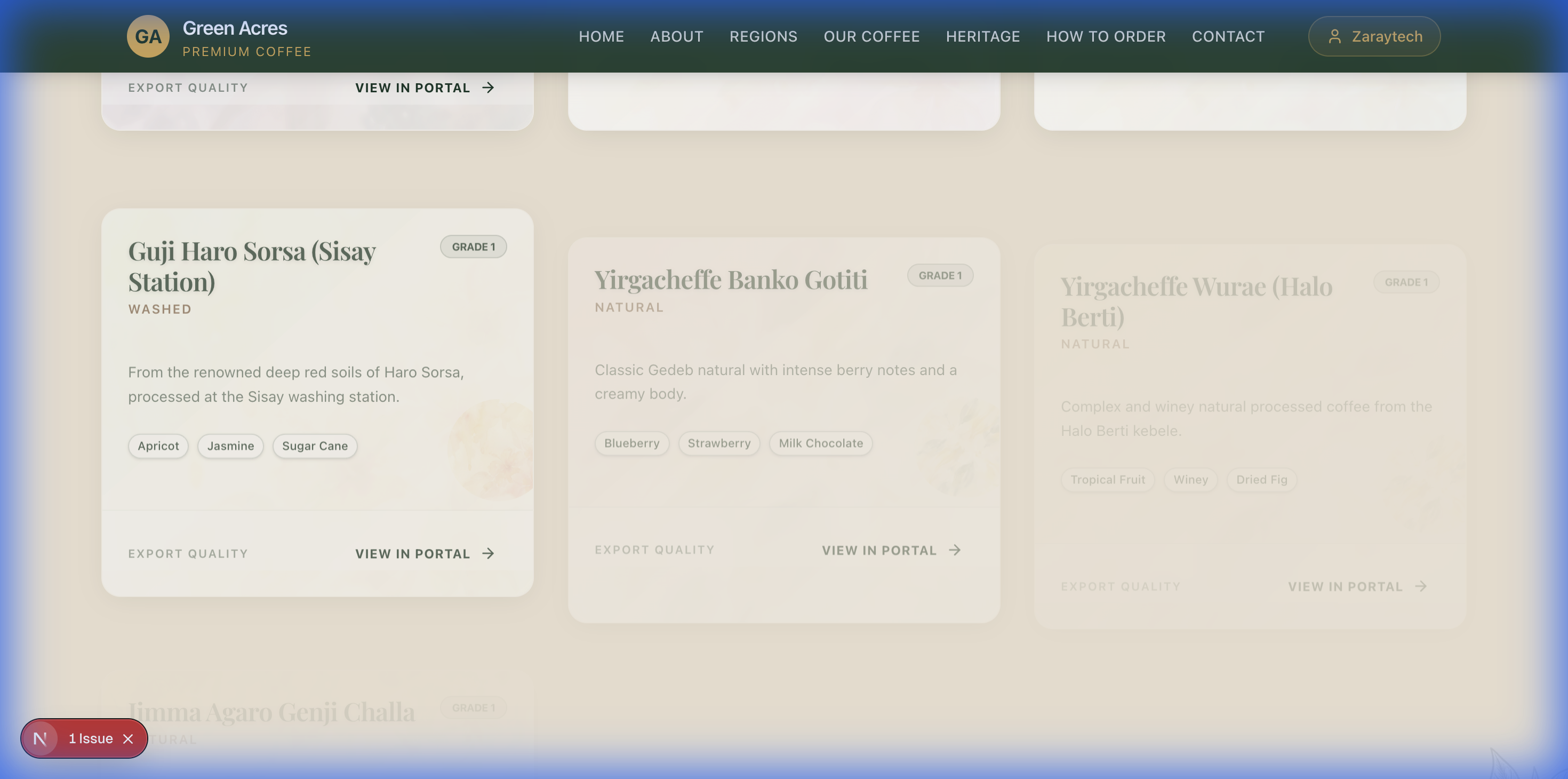 Our Coffee Collection